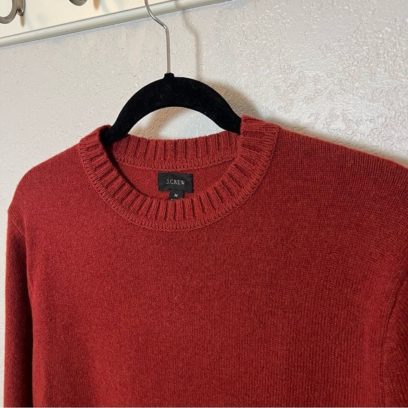 J. Crew Rugged Merino Wool Heather Crewneck Sweater - Picture 3 of 6